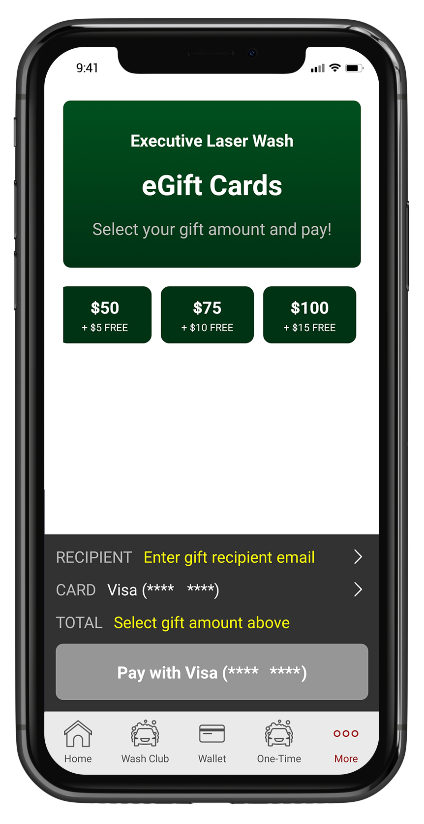 Executive Laser Wash App